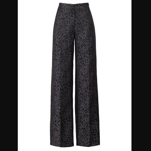 Equipment- Animal Print Flare Pants- sz. 4 - Picture 1 of 16